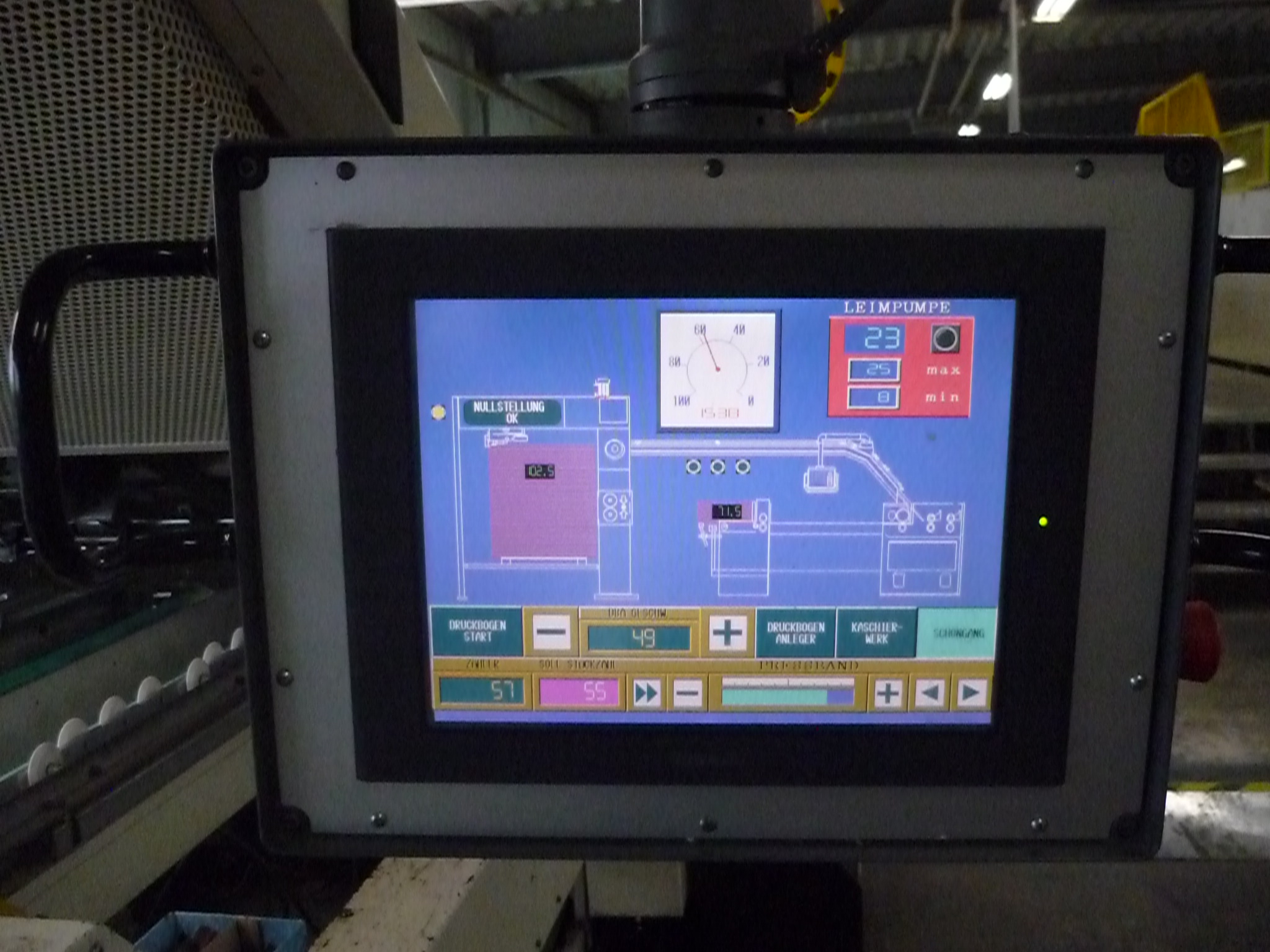 Automatische Kaschieranlage