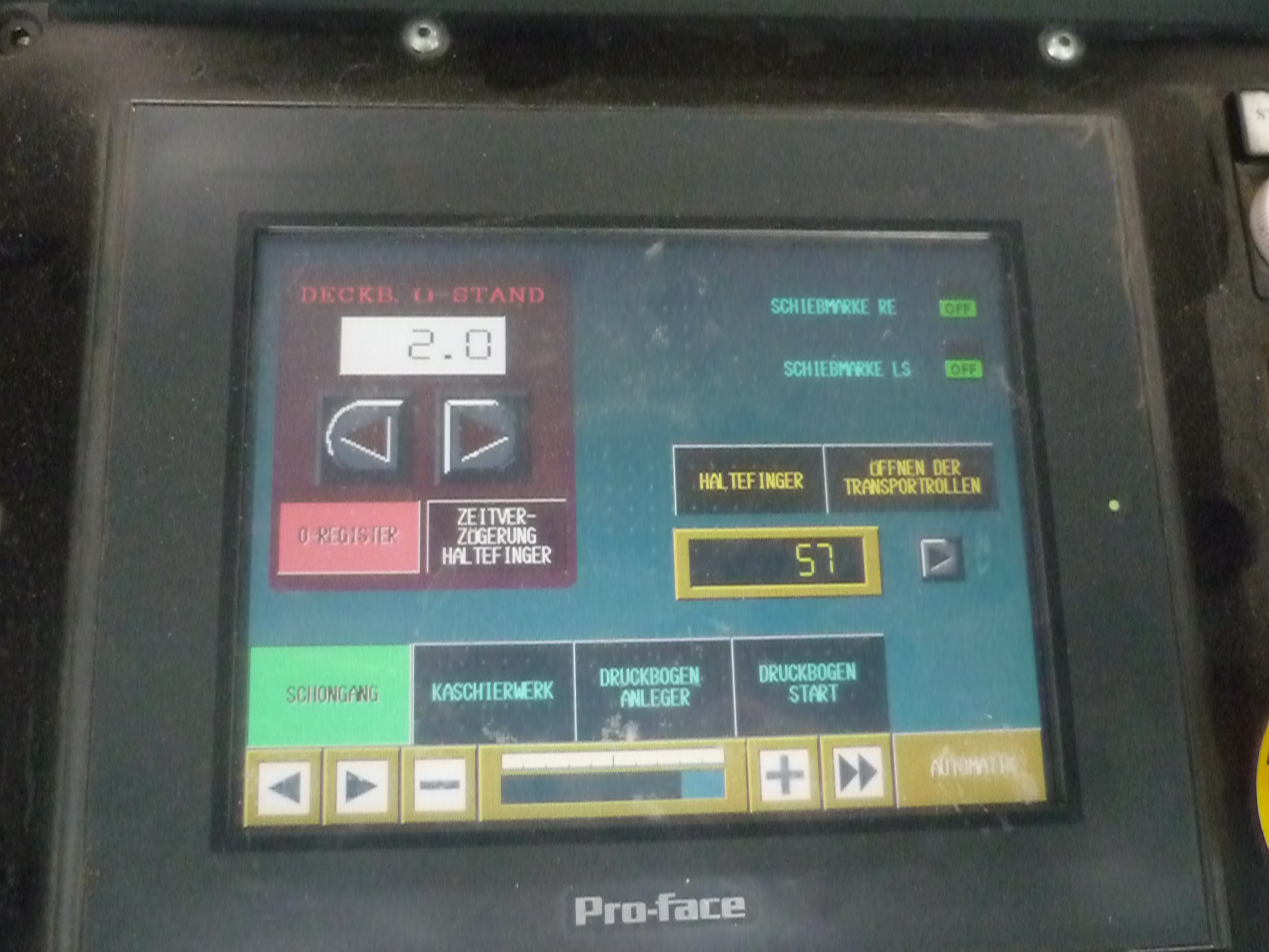 Automatische Kaschieranlage