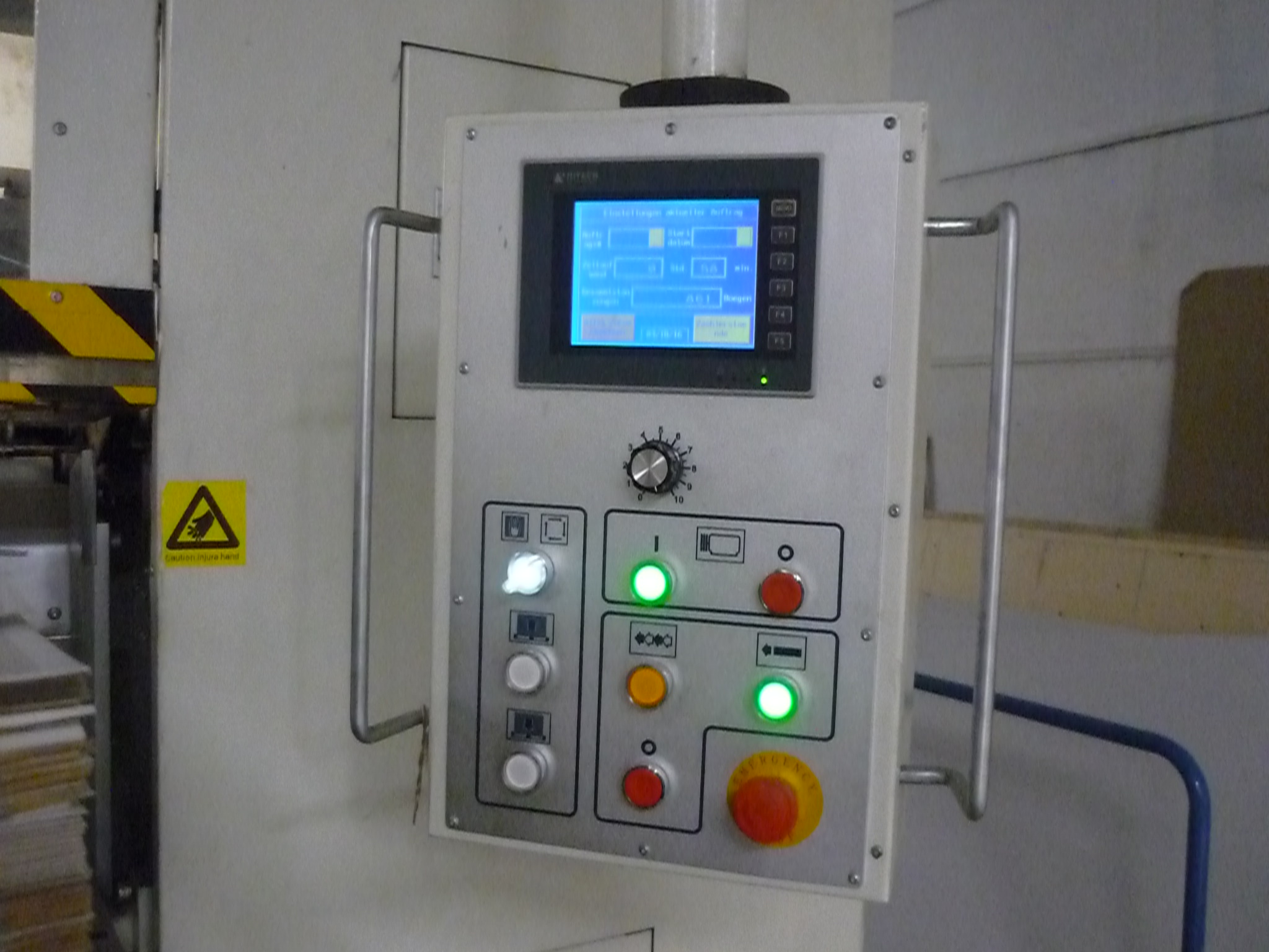 Halbautomatische Flachbettstanze